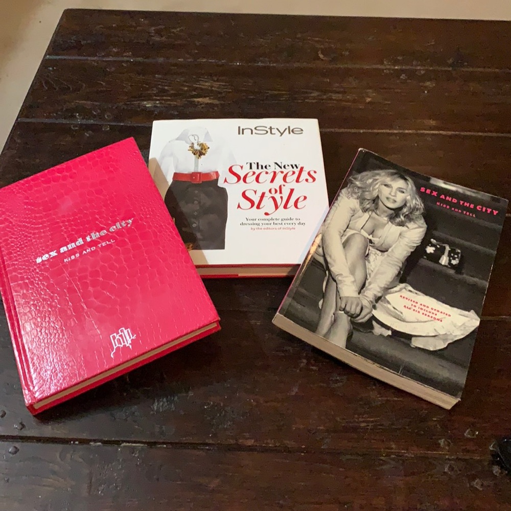 GLAMOROUS IN STYLE & LIM. EDITION SEX & CITY BOOKS